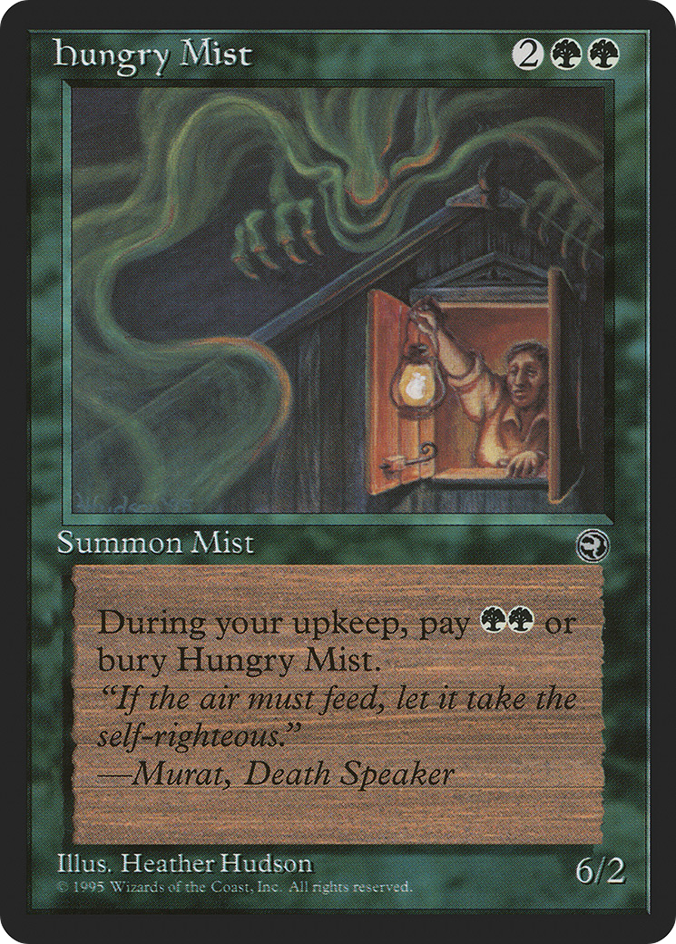 Hungry Mist (Murat Flavor Text) [Homelands]-1