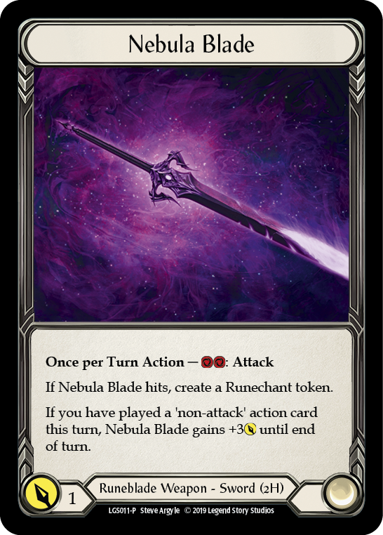 Nebula Blade [LGS011-P] (Promo)  1st Edition Cold Foil-1