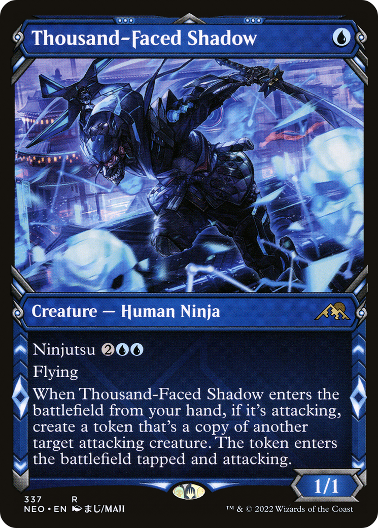 Thousand-Faced Shadow (Showcase Ninja) [Kamigawa: Neon Dynasty]-1