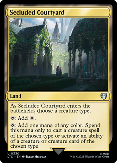 Secluded Courtyard [The Lord of the Rings: Tales of Middle-Earth Commander]-1