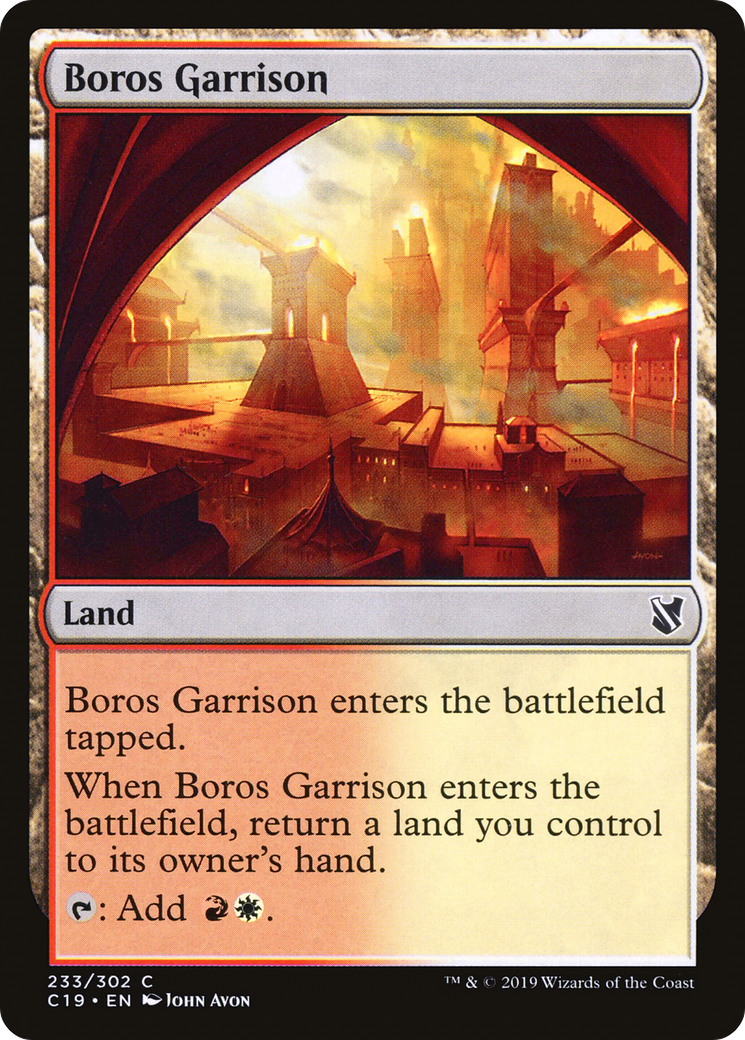 Boros Garrison [Commander 2019]-1