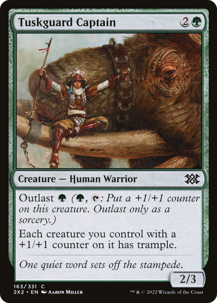 Tuskguard Captain (2X2-163) - Double Masters 2022-1