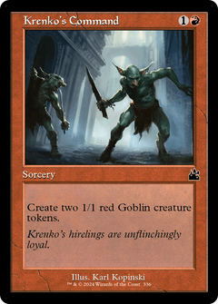 Krenko's Command (Retro Frame) [Ravnica Remastered]-1