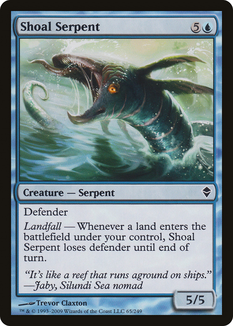 Shoal Serpent [Zendikar]-1
