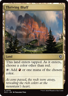 Thriving Bluff [Lorwyn Eclipsed Commander]-1
