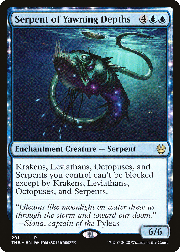 Serpent of Yawning Depths [Theros Beyond Death]-1