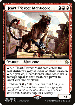 Heart-Piercer Manticore [Amonkhet Prerelease Promos]-1