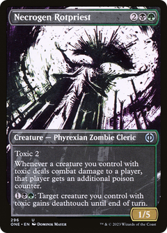 Necrogen Rotpriest (Borderless Ichor) [Phyrexia: All Will Be One]-1