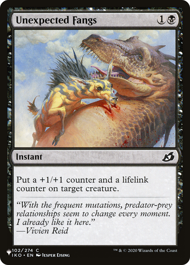 Unexpected Fangs (LIST-102/274) - The List-1
