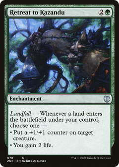 Retreat to Kazandu [Zendikar Rising Commander]-1