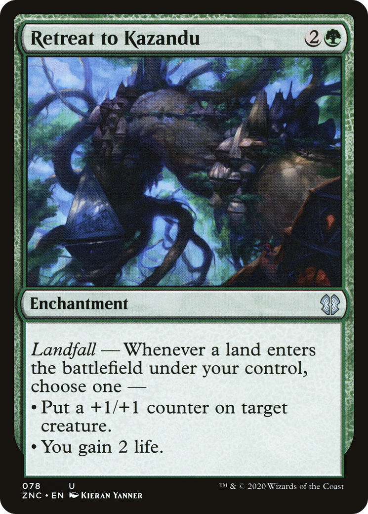 Retreat to Kazandu [Zendikar Rising Commander]-1