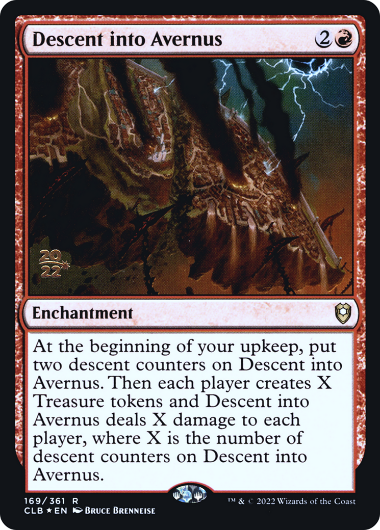 Descent into Avernus [Commander Legends: Battle for Baldur's Gate Prerelease Promos]-1