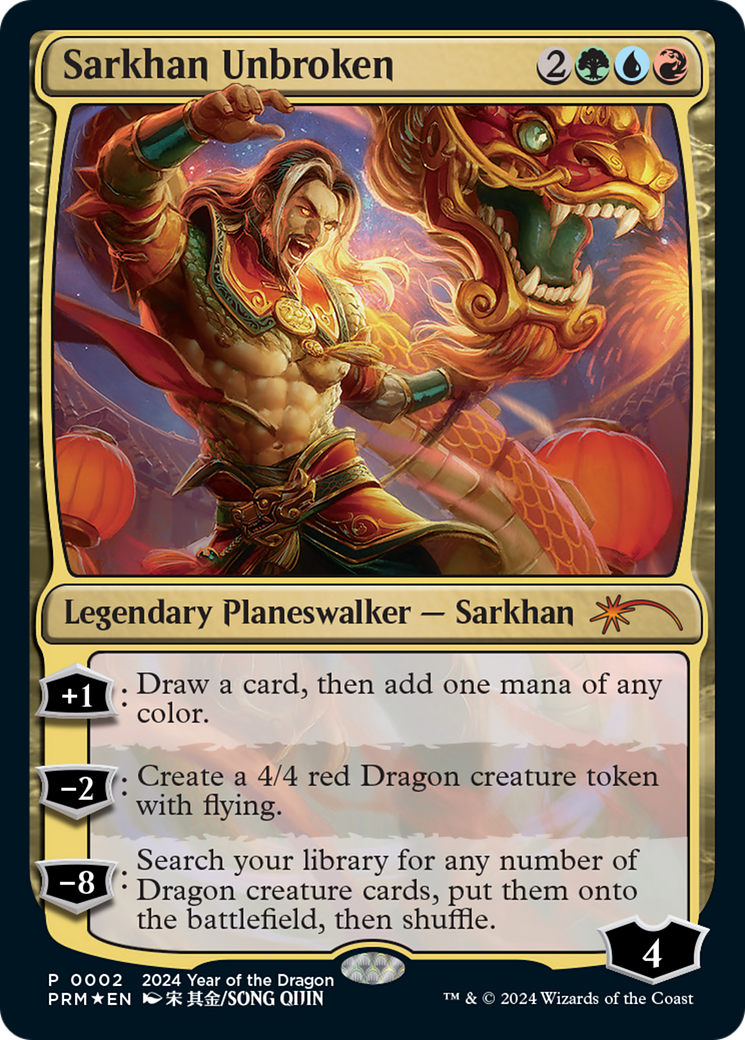 Sarkhan Unbroken (Year of the Dragon 2024) [Standard Showdown Promos]-1