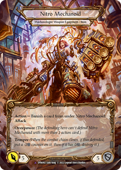 Construct Nitro Mechanoid // Nitro Mechanoid (Marvel) [DYN092] (Dynasty)  Cold Foil-2