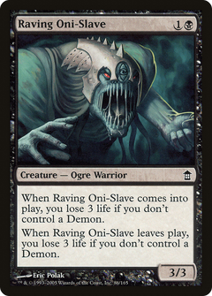 Raving Oni-Slave [Saviors of Kamigawa]-1