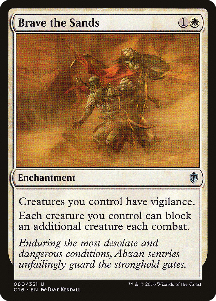 Brave the Sands [Commander 2016]-1