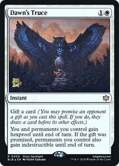 Dawn's Truce [Bloomburrow Prerelease Promos]-1
