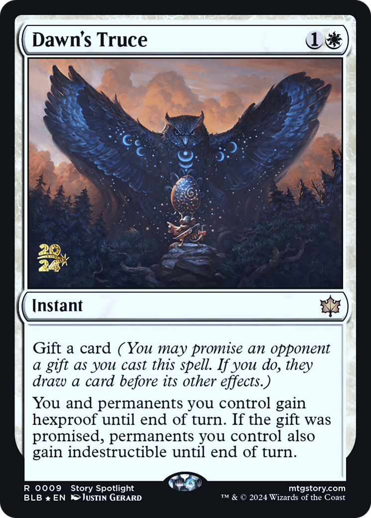 Dawn's Truce [Bloomburrow Prerelease Promos]-1