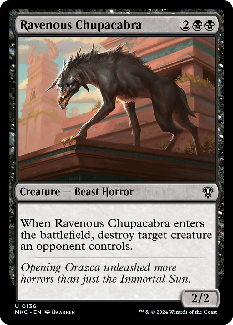 Ravenous Chupacabra [Murders at Karlov Manor Commander]-1