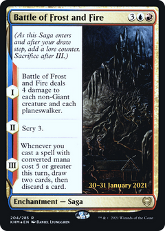 Battle of Frost and Fire [Kaldheim Prerelease Promos]-1