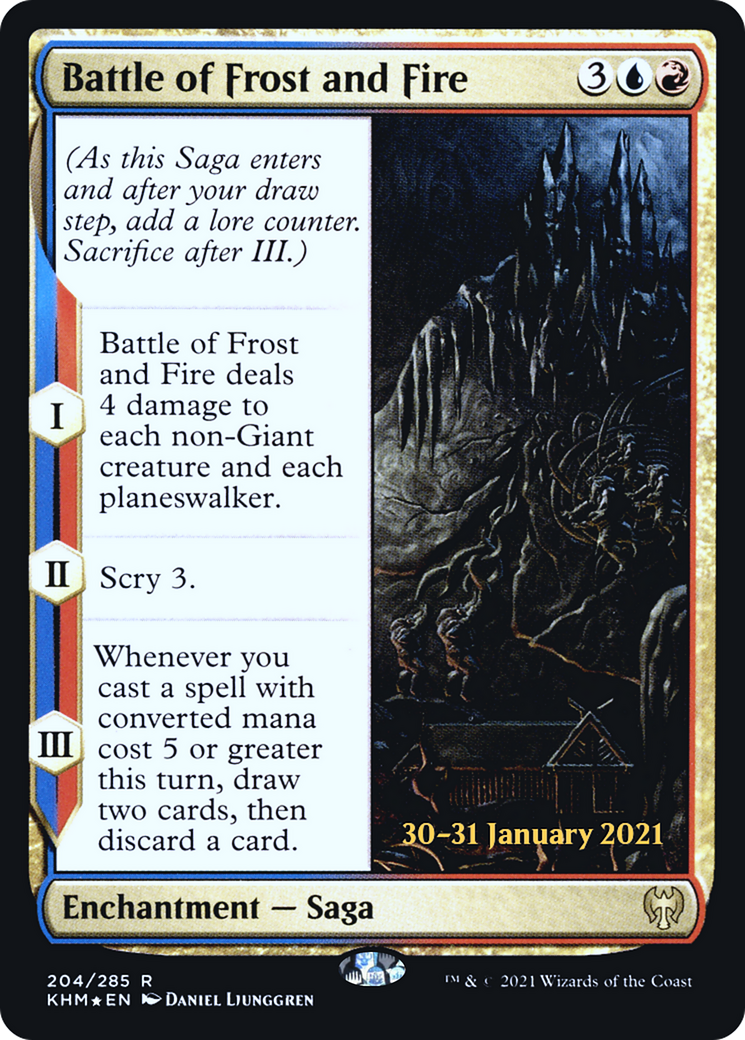 Battle of Frost and Fire [Kaldheim Prerelease Promos]-1