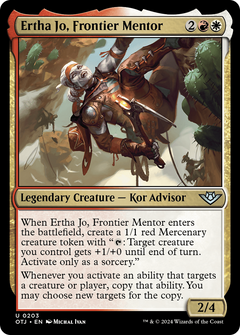Ertha Jo, Frontier Mentor [Outlaws of Thunder Junction]-1