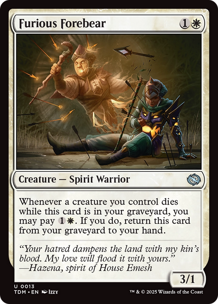 Furious Forebear [Tarkir: Dragonstorm]-1