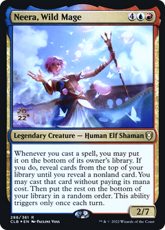 Neera, Wild Mage [Commander Legends: Battle for Baldur's Gate Prerelease Promos]-1