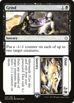 Grind // Dust [Hour of Devastation Prerelease Promos]-1