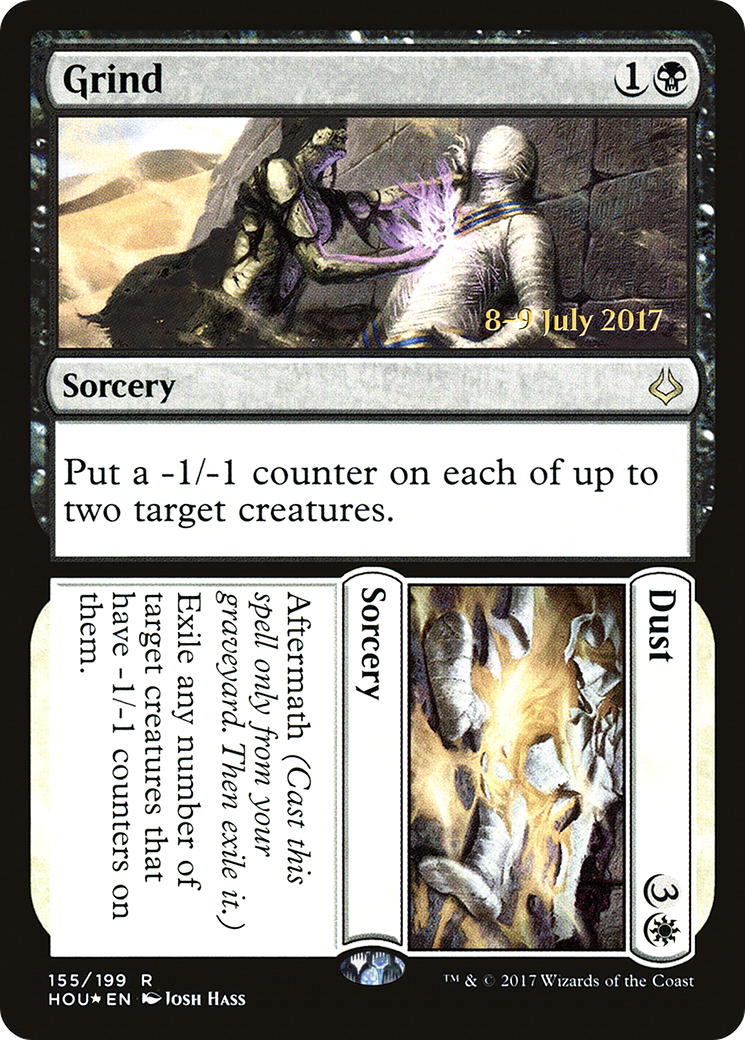 Grind // Dust [Hour of Devastation Prerelease Promos]-1
