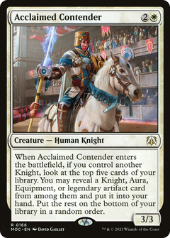 Acclaimed Contender [March of the Machine Commander]-1