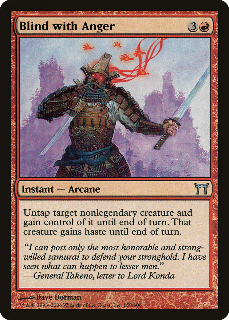 Blind with Anger [Champions of Kamigawa]-1