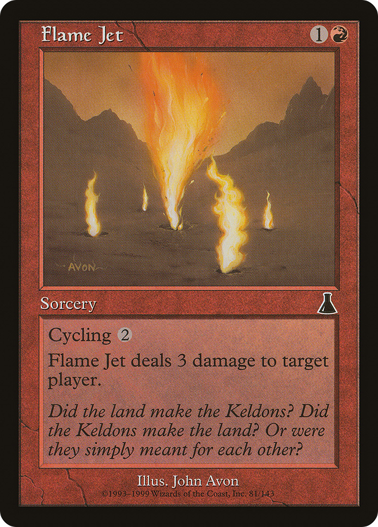 Flame Jet [Urza's Destiny]-1