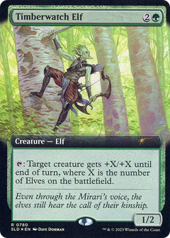 Timberwatch Elf (Extended Art) [Secret Lair Drop Series]-1