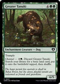 Greater Tanuki [Commander Masters]-1