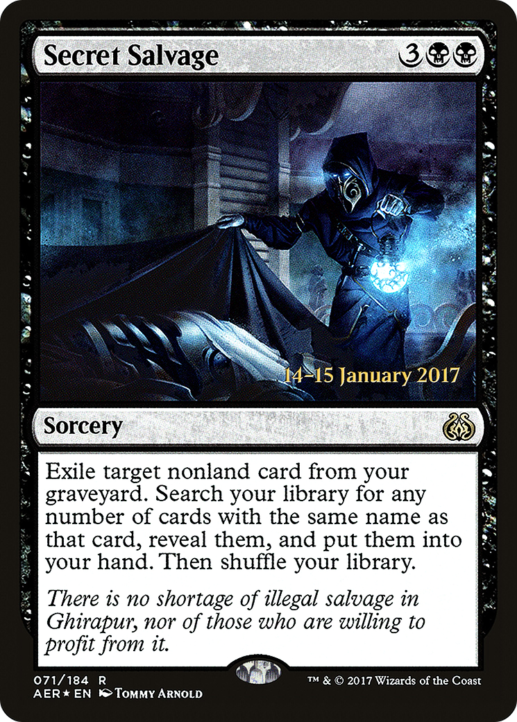 Secret Salvage [Aether Revolt Prerelease Promos]-1