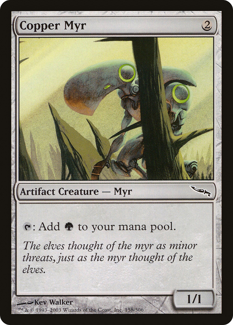 Copper Myr [Mirrodin]-1
