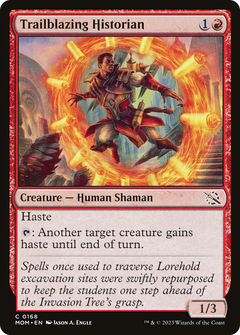 Trailblazing Historian (MOM-168) - March of the Machine Foil-1