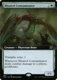 Bloated Contaminator (Extended Art) [Phyrexia: All Will Be One]-1