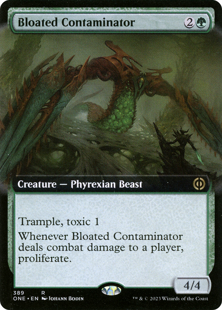 Bloated Contaminator (Extended Art) [Phyrexia: All Will Be One]-1