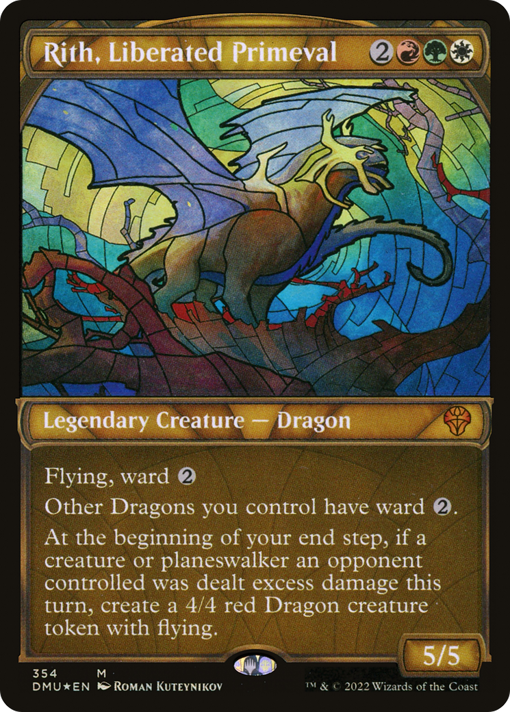 Rith, Liberated Primeval (Showcase Textured) [Dominaria United]-1