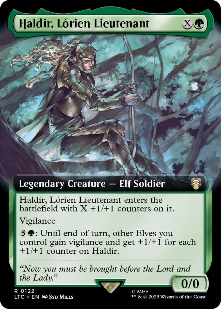 Haldir, Lorien Lieutenant (Extended Art) [The Lord of the Rings: Tales of Middle-Earth Commander]-1