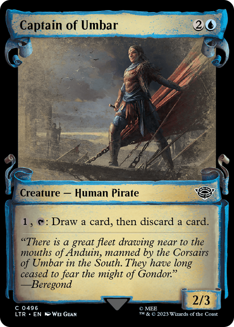 Captain of Umbar [The Lord of the Rings: Tales of Middle-Earth Showcase Scrolls]-1