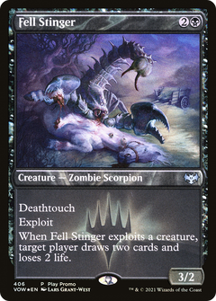 Fell Stinger (Play Promo) [Innistrad: Crimson Vow]-1