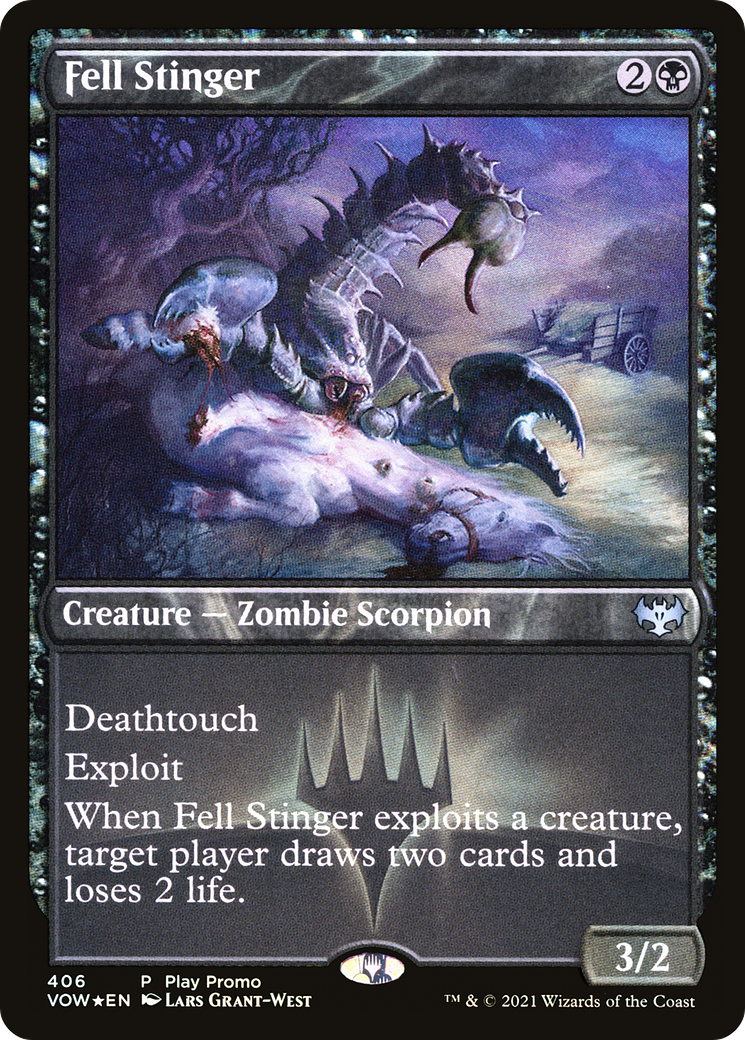 Fell Stinger (Play Promo) [Innistrad: Crimson Vow]-1