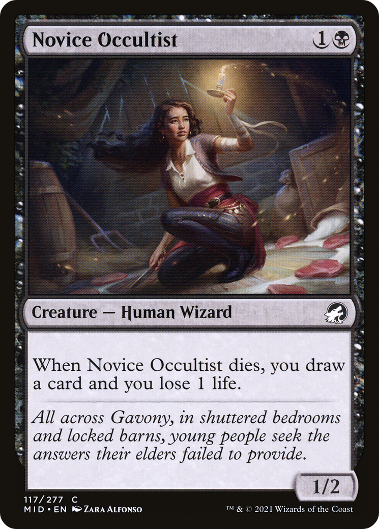 Novice Occultist [Innistrad: Midnight Hunt]-1