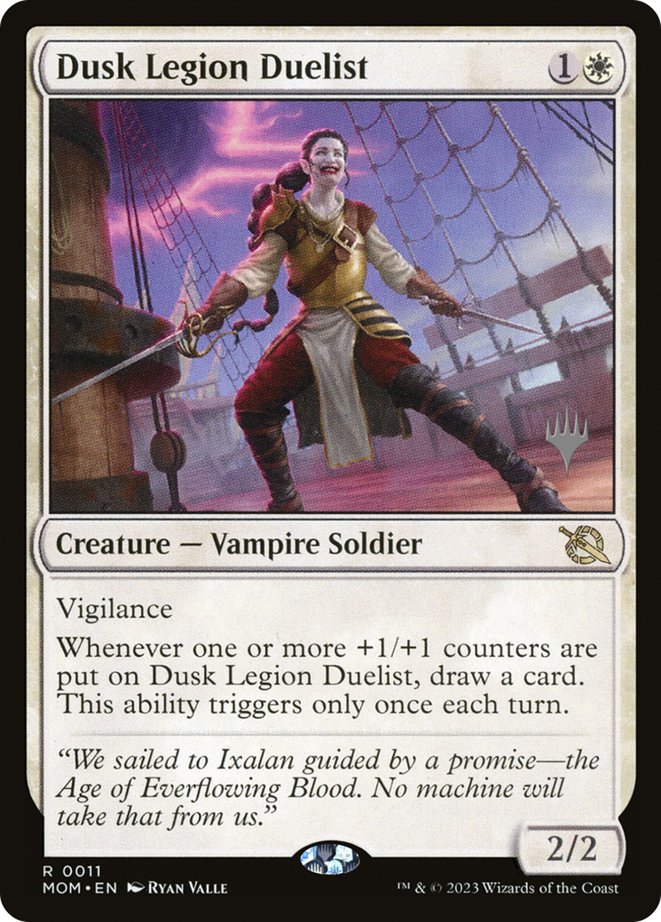 Dusk Legion Duelist (Promo Pack) [March of the Machine Promos]-1