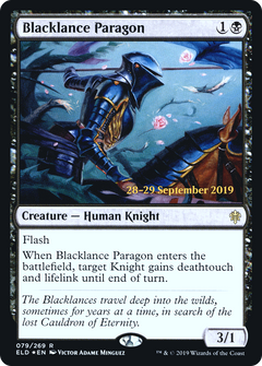 Blacklance Paragon [Throne of Eldraine Prerelease Promos]-1