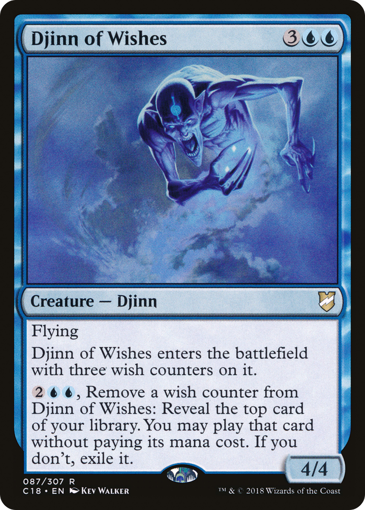 Djinn of Wishes [Commander 2018]-1