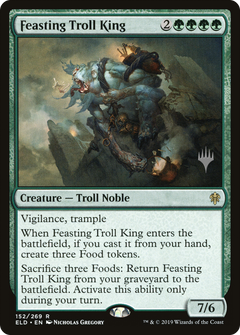 Feasting Troll King (Promo Pack) [Throne of Eldraine Promos]-1